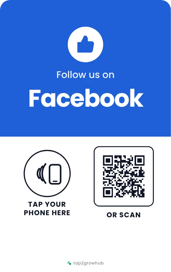 Facebook follow card design